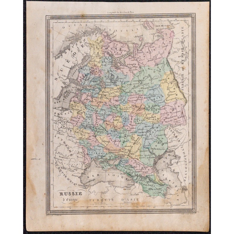1860 - Carte de la Russie d’Europe 