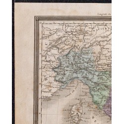 1860 - Carte de l’Italie 