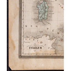 1860 - Carte de l’Italie 