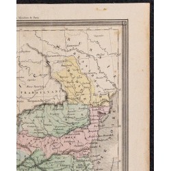 1860 - Carte de la Turquie d’Europe (Balkans) 