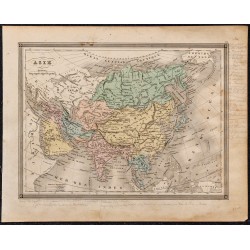 1860 - Carte de l’Asie 