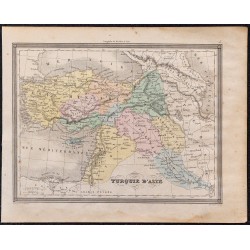 1860 - Carte de la Turquie 