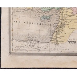 1860 - Carte de la Turquie 