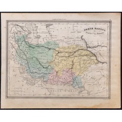 1860 - Carte d'Iran et Afghanistan 