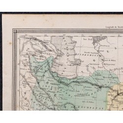 1860 - Carte d'Iran et Afghanistan 