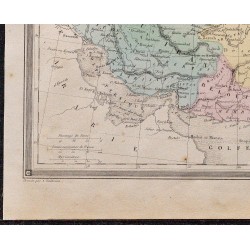 1860 - Carte d'Iran et Afghanistan 