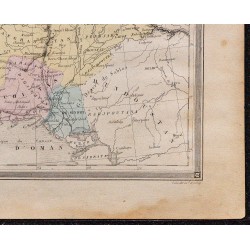 1860 - Carte d'Iran et Afghanistan 