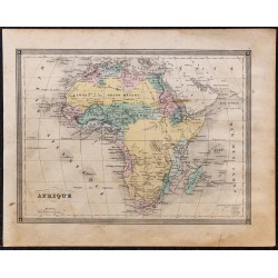 1860 - Carte de l’Afrique 