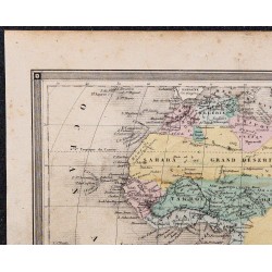 1860 - Carte de l’Afrique 