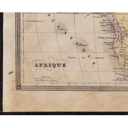 1860 - Carte de l’Afrique 