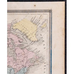 1860 - Carte de l’Amérique du nord 