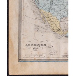 1860 - Carte de l’Amérique du nord 