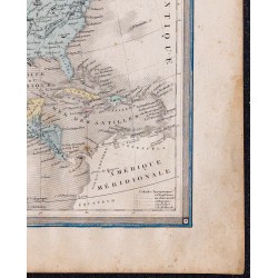 1860 - Carte de l’Amérique du nord 