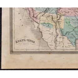 1860 - Carte des États-Unis 