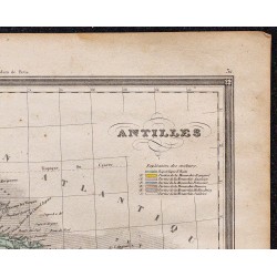 1860 - Carte des Antilles 