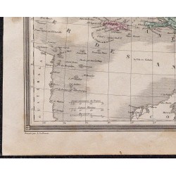 1860 - Carte des Antilles 