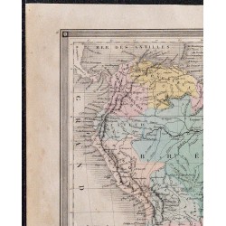 1860 - Carte de l’Amérique du sud 