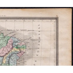 1860 - Carte du Brésil 