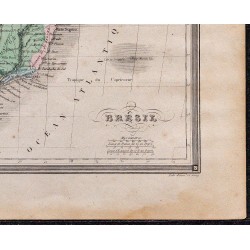 1860 - Carte du Brésil 