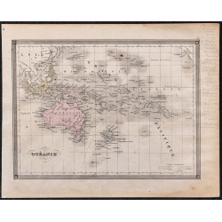 1860 - Carte de l’Océanie 