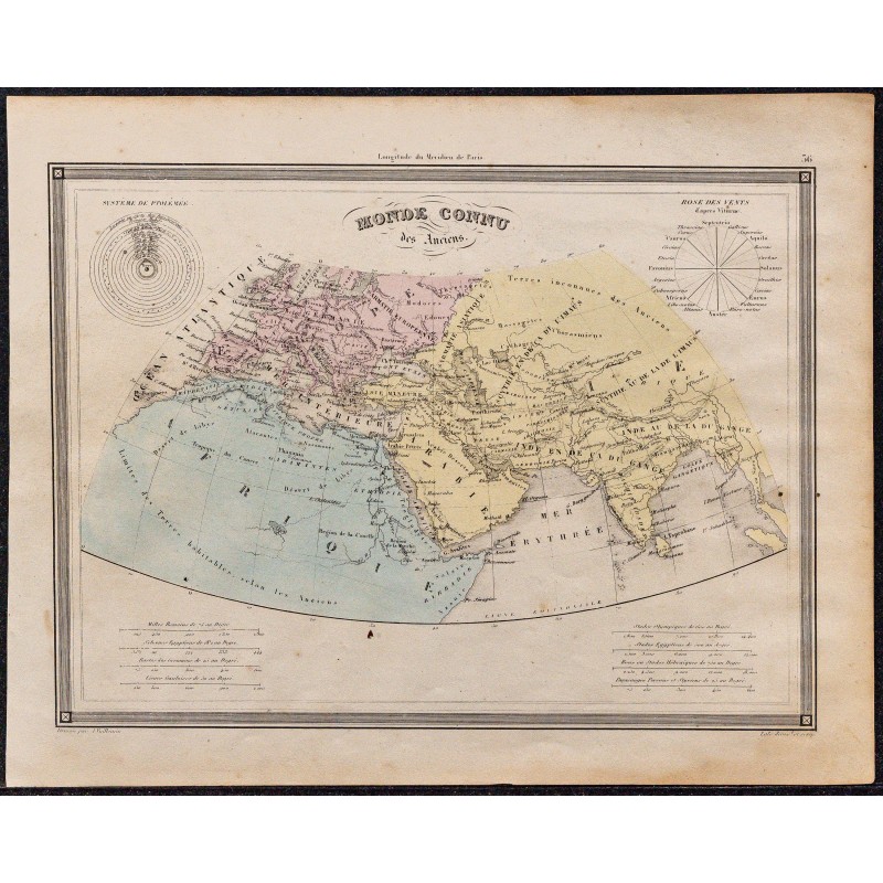 1860 - Monde connu des Anciens 