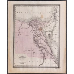 1860 - Carte de l’Égypte ancienne 