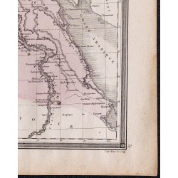1860 - Carte de l’Égypte ancienne 