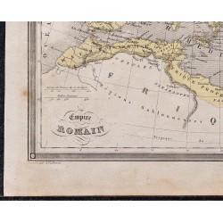 1860 - Carte de l’Empire romain 