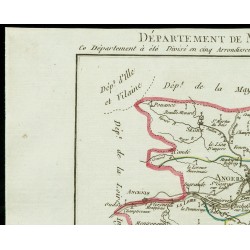 Gravure de 1802 - Département de Mayenne et Loire - 2