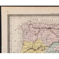 1860 - Carte de l’Espagne ancienne 
