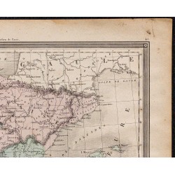 1860 - Carte de l’Espagne ancienne 