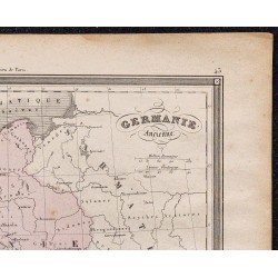 1860 - Carte de la Germanie ancienne 