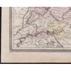 1860 - Carte de la Germanie ancienne 