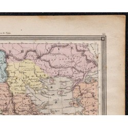 1860 - Carte de la Grèce et de ses colonies 