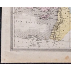 1860 - Carte de l’Asie mineure, Arménie, Mésopotamie, Assyrie et Syrie 