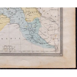 1860 - Carte de l’Asie mineure, Arménie, Mésopotamie, Assyrie et Syrie 