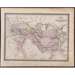 1860 - Carte de l’empire et des expéditions d’Alexandre 