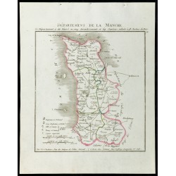 Gravure de 1802 - Département de la Manche - 1