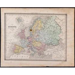 1860 - Carte de l’Europe en 1789 