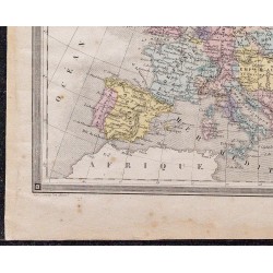 1860 - Carte de l’Europe en 1789 