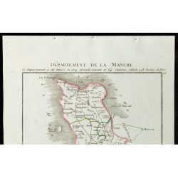 Gravure de 1802 - Département de la Manche - 2