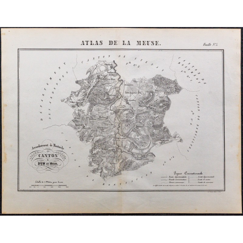 1835 - Canton de Dun sur Meuse 