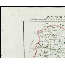 Gravure de 1802 - Département de la Marne - 2