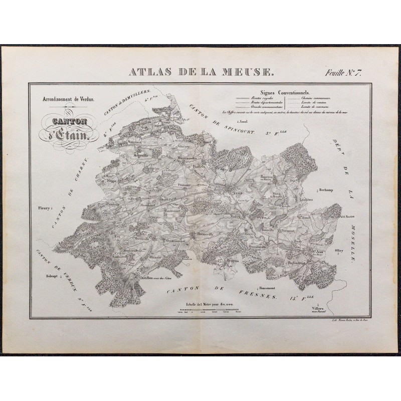 1835 - Canton d'Etain 