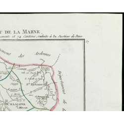 Gravure de 1802 - Département de la Marne - 3