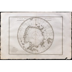 1827 - Carte polaire de l'antarctique 
