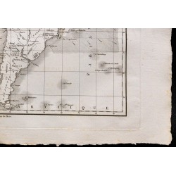 1827 - Carte des vents de l'Amérique du Sud 