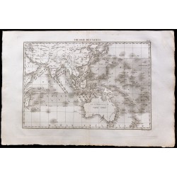 1827 - Carte des vents de l’Océanie 