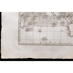 1827 - Carte des vents de l’Océanie 