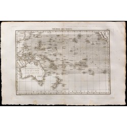 1827 - Carte des vents de l'océan Pacifique 